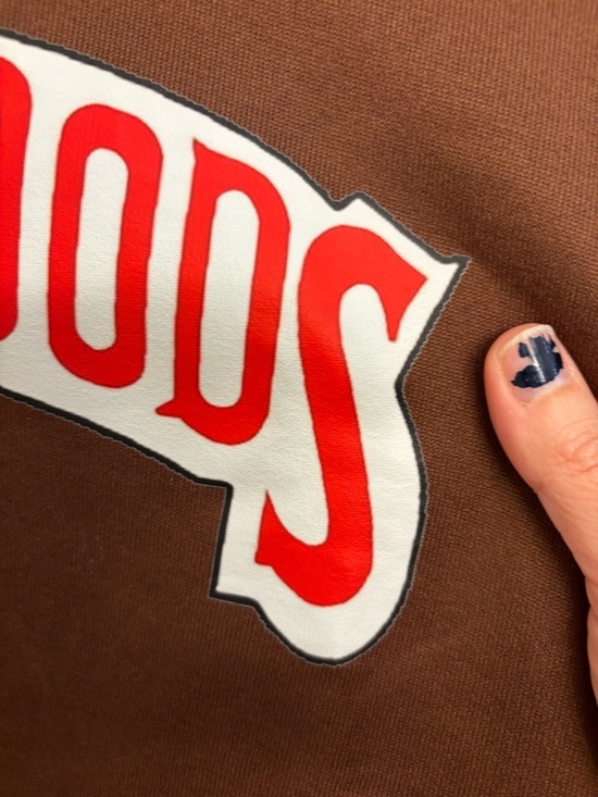 Backwoods Mens Brown Hoodie Sweatshirt Size Large Cigar Streetwear Western - Picture 3 of 8